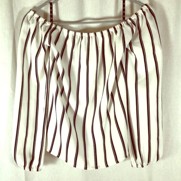 MISSGUIDED Bardot Top off the shoulders size 0 - Picture 2 of 8